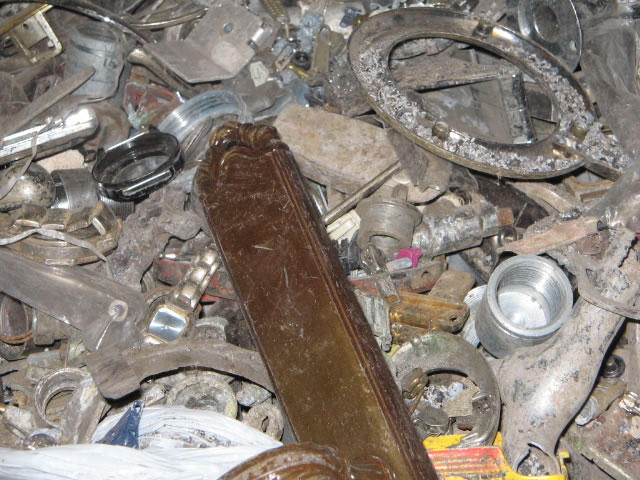 Old Zinc Die Cast Scrap 5 Old Zinc Die Cast Scrap